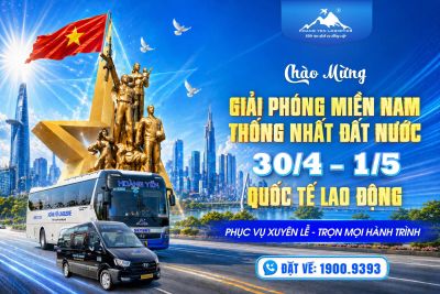 MỪNG ĐẠI LỄ 30/4 – 1/5: HOÀNG YẾN LIMOUSINE GỬI TRỌN NIỀM TRI ÂN