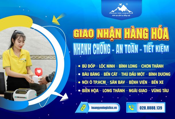 DỊCH VỤ GIAO NHẬN HÀNG HÓA HOÀNG YẾN LOGISTICS – NHANH CHÓNG, AN TOÀN, ĐÚNG HẸN
