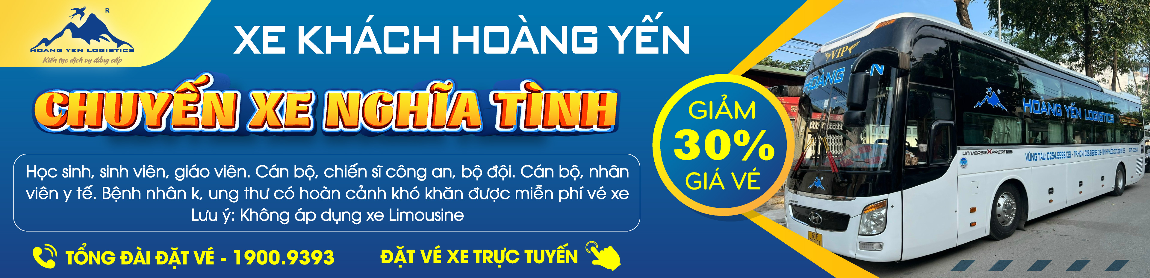 Chuyến Xe Nghĩa Tình - Giảm 30% Giá Vé