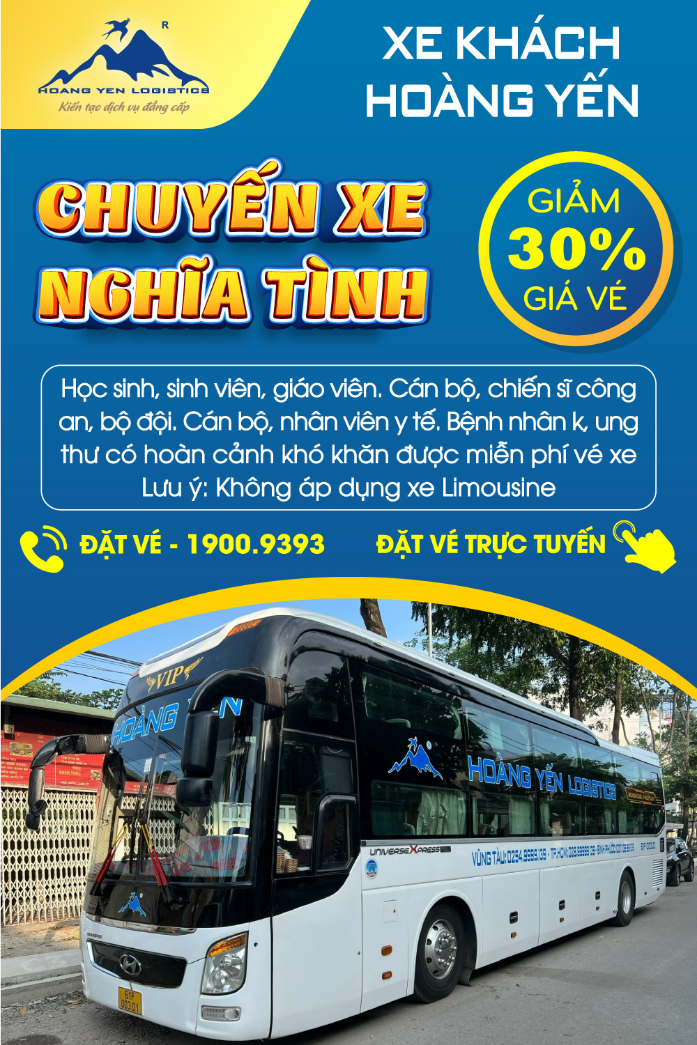 Chuyến Xe Nghĩa Tình - Giảm 30% Giá Vé