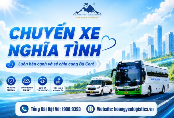 XE KHÁCH NGHĨA TÌNH HOÀNG YẾN LIMOUSINE – ĐỒNG HÀNH VỚI CỘNG ĐỒNG BẰNG SỰ TỬ TẾ