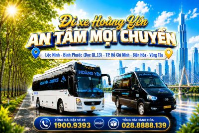 XE KHÁCH HOÀNG YẾN LOGISTICS - AN TOÀN, ĐÚNG GIỜ, ĐỒNG HÀNH MỌI HÀNH TRÌNH