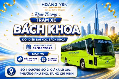 TRẠM XE HOÀNG YẾN BÁCH KHOA – ĐIỂM ĐÓN MỚI KẾT NỐI LỘC NINH VÀ TP. HỒ CHÍ MINH