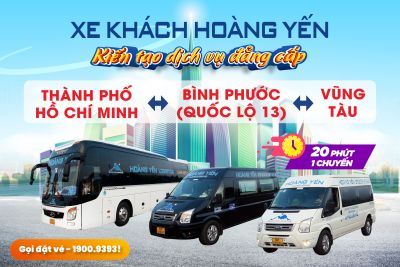 XE KHÁCH HOÀNG YẾN – KIẾN TẠO DỊCH VỤ ĐẲNG CẤP