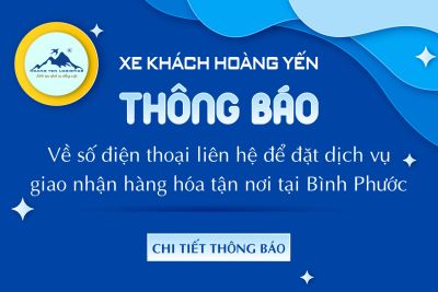 SỐ ĐIỆN THOẠI ĐẶT DỊCH VỤ GIAO NHẬN HÀNG HÓA TẬN NƠI TẠI BÌNH PHƯỚC