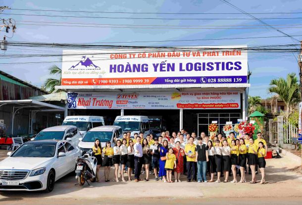 មហោឡារិកថ្ងៃបើកដំណើរការ ហ័ងយិន Logistic នៅទីក្រុង LOC NINH - BINH PHUOC