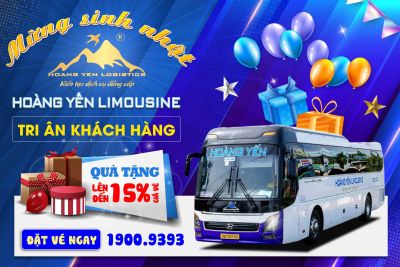 MỪNG SINH NHẬT HOÀNG YẾN LIMOUSINE – QUÀ TẶNG HẤP DẪN TRI ÂN QUÝ KHÁCH