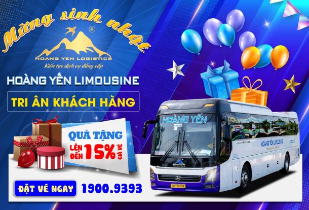 MỪNG SINH NHẬT HOÀNG YẾN LIMOUSINE – QUÀ TẶNG HẤP DẪN TRI ÂN QUÝ KHÁCH