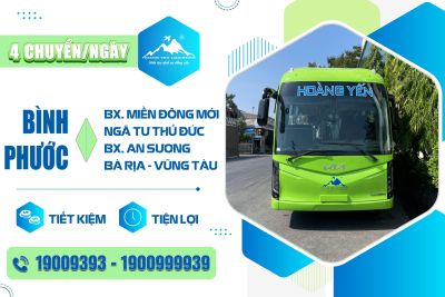 HOÀNG YẾN LIMOUSINE TĂNG CƯỜNG THÊM 4 CHUYẾN XE MỖI NGÀY