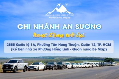 HOÀNG YẾN LIMOUSINE CHI NHÁNH AN SƯƠNG CHÍNH THỨC HOẠT ĐỘNG TRỞ LẠI