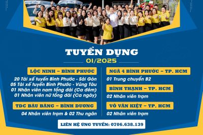 TUYỂN DỤNG THÁNG 01/2025 - HOÀNG YẾN LOGISTICS BỔ SUNG NHÂN SỰ