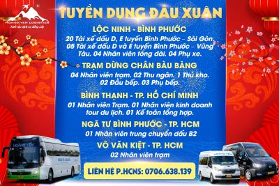 TUYỂN DỤNG ĐẦU XUÂN - CƠ HỘI VIỆC LÀM HẤP DẪN TẠI HOÀNG YẾN LOGISTICS