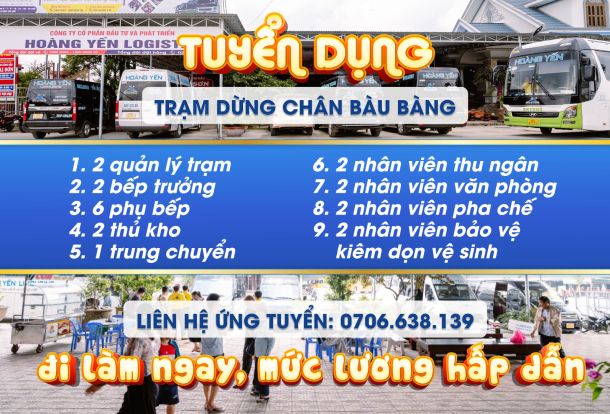 TRẠM DỪNG CHÂN BÀU BÀNG - CƠ HỘI VIỆC LÀM HẤP DẪN TẠI BÌNH DƯƠNG
