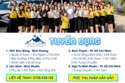 THÁNG 04/2025 - HOÀNG YẾN TUYỂN DỤNG BỔ SUNG NHÂN SỰ