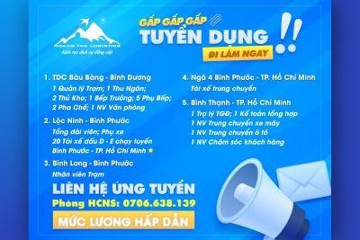 HOÀNG YẾN TUYỂN DỤNG GẤP NHIỀU VỊ TRÍ - PHỎNG VẤN ĐI LÀM NGAY