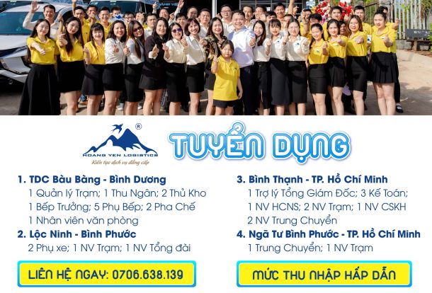 THÁNG 04/2025 - HOÀNG YẾN TUYỂN DỤNG BỔ SUNG NHÂN SỰ